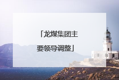 龙煤集团主要领导调整